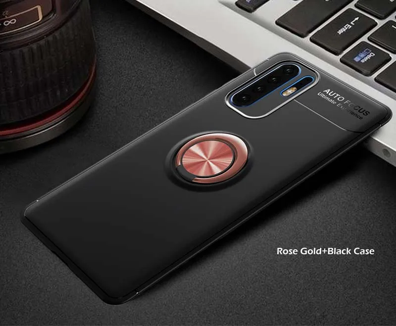 Чехол Tsimak для huawei P8 P9 P10 Plus P30 Pro P20 Lite, силиконовый чехол для телефона с кольцом на палец и магнитом