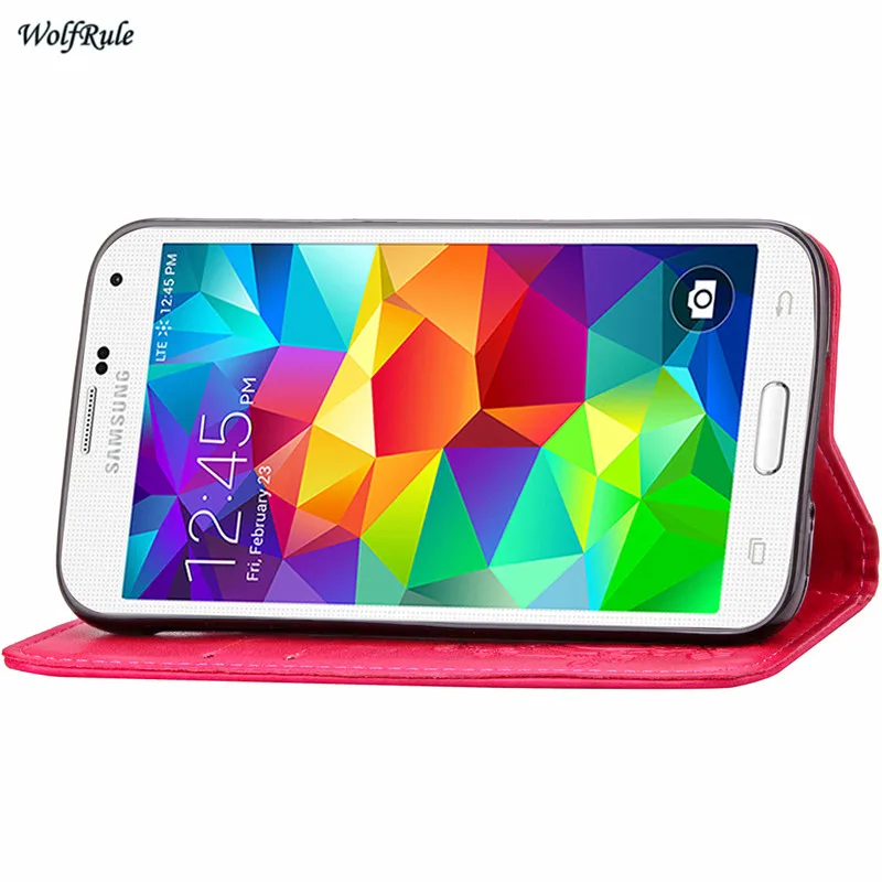 Wolfrole чехол для телефона Samsung Galaxy S5 Mini Чехол Флип кожа + ТПУ мини G800H &lt | Мобильные