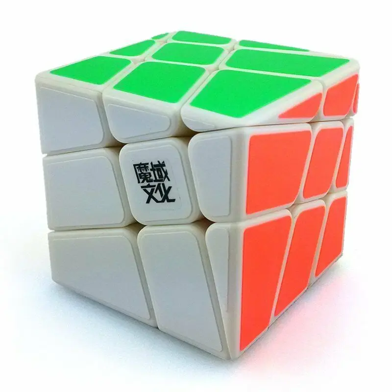 MoYu Crazy ветряная мельница 3x3x3 Odd Skew Magic куб головоломка на скорость твист 3x3 ультра-Гладкий Professional Fancy кубический мозг тизер 57 мм
