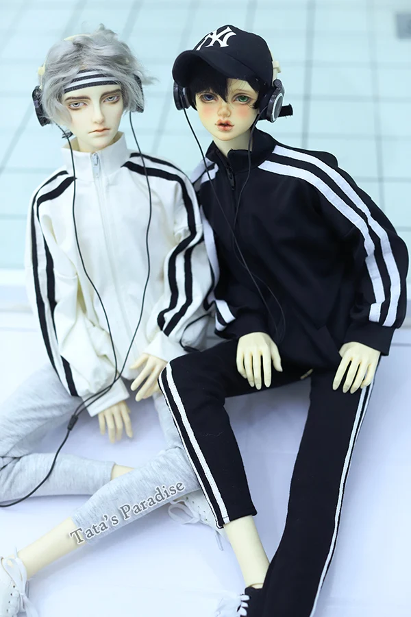 1/4 1/3 весы BJD одежда аксессуары искусственная кожа Однотонная куртка для