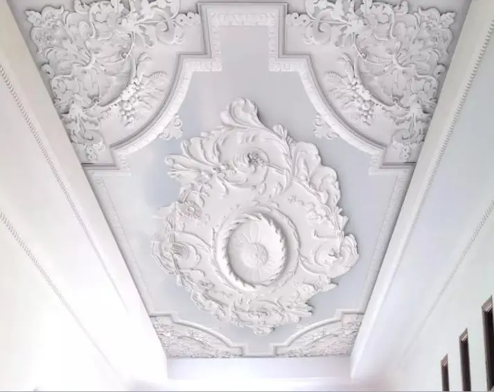 Потолочные 3D обои с узором тисненые цветы настенные бумаги домашний Декор