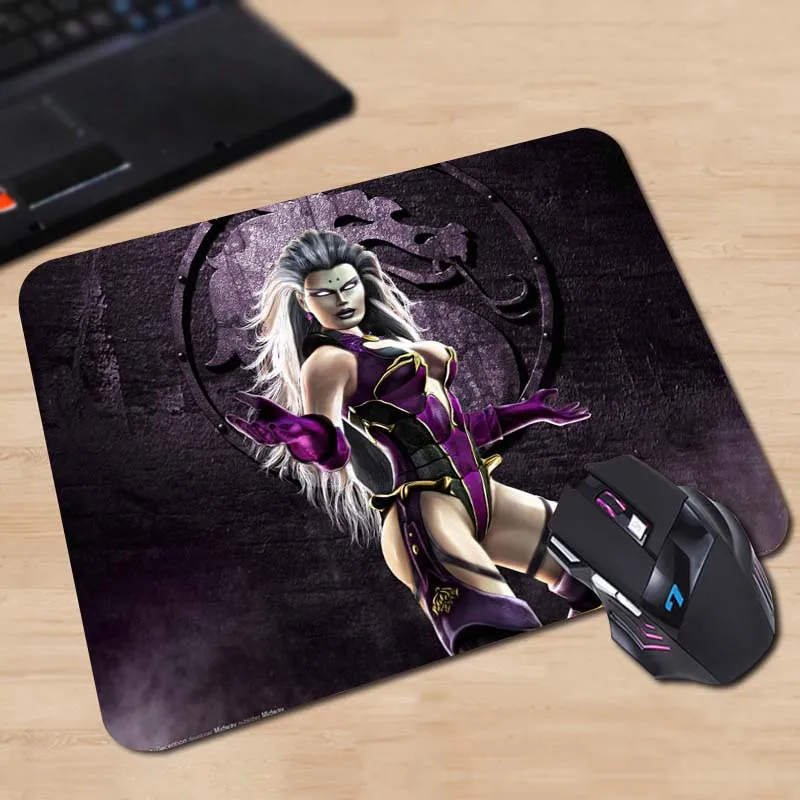 Babaite Лидер продаж серии Цифры Mortal Kombat индивидуальный заказ кремния мышь Pad ваш собственный стиль удивительные черные модные коврики для мыши - Цвет: 25x29cm