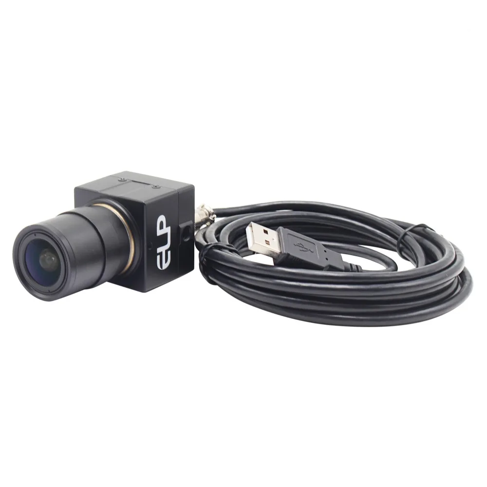 USB камера ELP 1080P Sony IMX322 H.264 с низсветильник освещением промышленная варифокальная