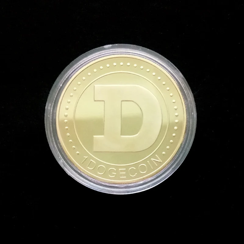 1 собака Lucky Coin позолоченный Биткоин коллекционный специальный подарок сувенир