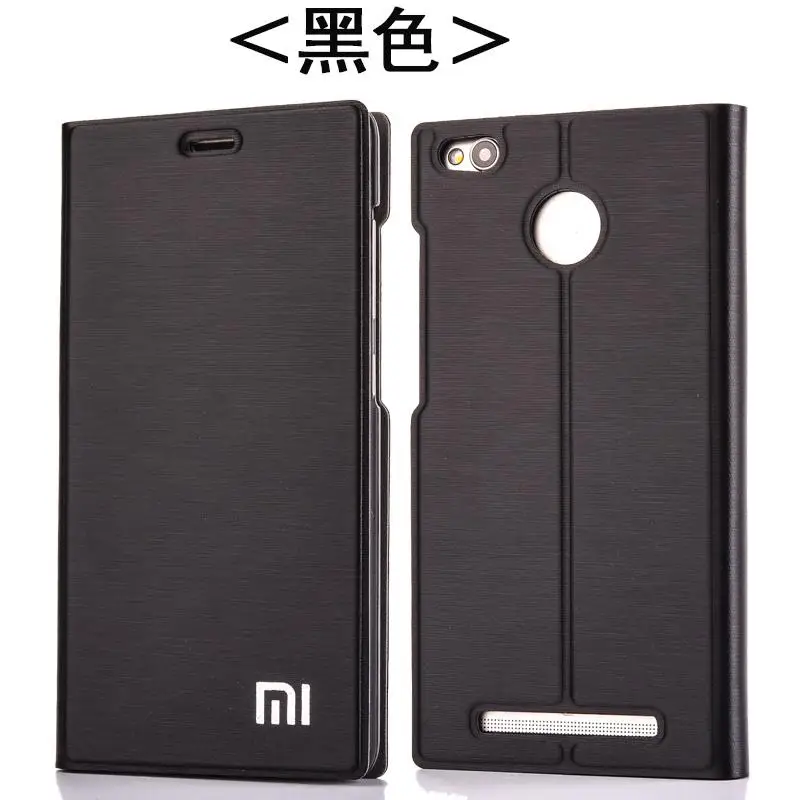 Новое поступление для Xiaomi Redmi 3/3 S/3X, роскошный тонкий стильный кожаный чехол-книжка для Xiaomi Redmi 3s Redmi 3x Redmi 3, чехол-сумка - Цвет: Black for RM3X