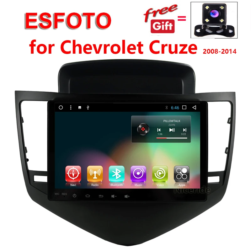 Android 7 1 автомобиль Dvd GPS Мультимедийный проигрыватель для Chevrolet Cruze 2013 2014 2015 радио gps