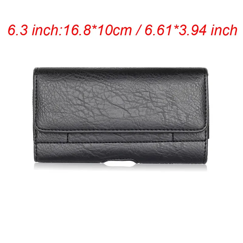 6.3 inch Black YIANG бренд из искусственной кожи сумки на пояс поясная сумка телефонные чехлы Сумки с держатель для карт дорожная поясная сумка мужская маленькая поясная сумка - Цвет: 6.3 inch Black