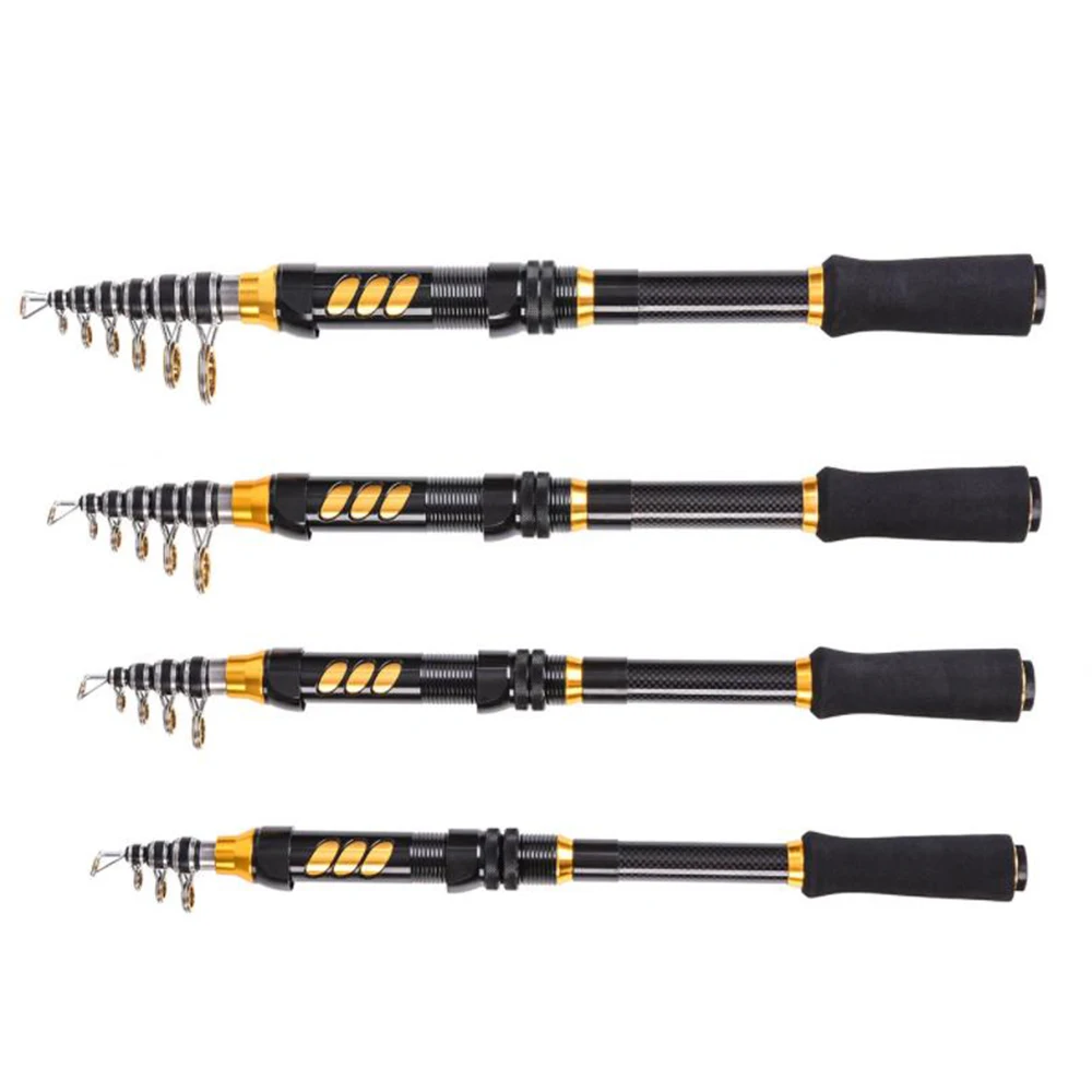Короткая телескопическая удочка из углеродного волокна 1 5 м 8 2 4 для ловли карпа