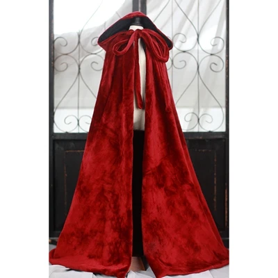 dark red Черная накидка волшебника, пальто, верхняя одежда для 1/4 1/3, 24 дюйма, 60 см, 70 см, для мужчин, BJD Кукла SD MSD SD17 DK DZ AOD DD - Цвет: dark red