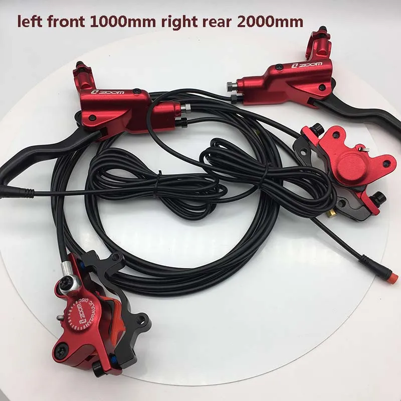 set5 Zoom CR3 электровелосипед, Электрический скутер, выключение питания, переключатель управления, Масляный Гидравлический дисковый тормозной суппорт, складной велосипед f xiaomi M365 - Цвет: set5