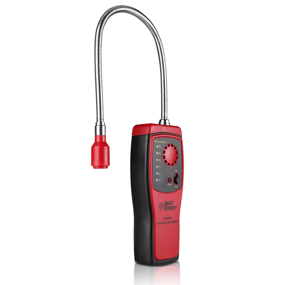 Gas Analyzer Combustible gas detector port flammable natural Leak Detector Location Determine meter Tester Sound Light Alarm |