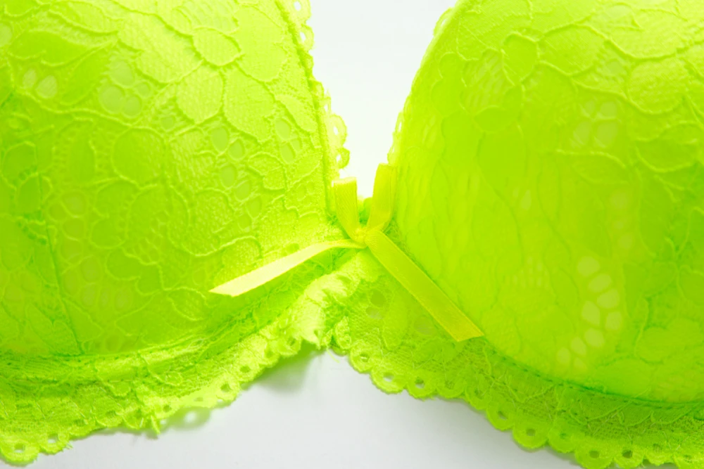 Ludevelop пикантные Кружево Push Up Bra белье Для женщин Нижнее Бельё для девочек Нижнее бельё Вышивка цветочный черный, белый, розовый цвет плюс Размеры Бюстгальтеры для женщин