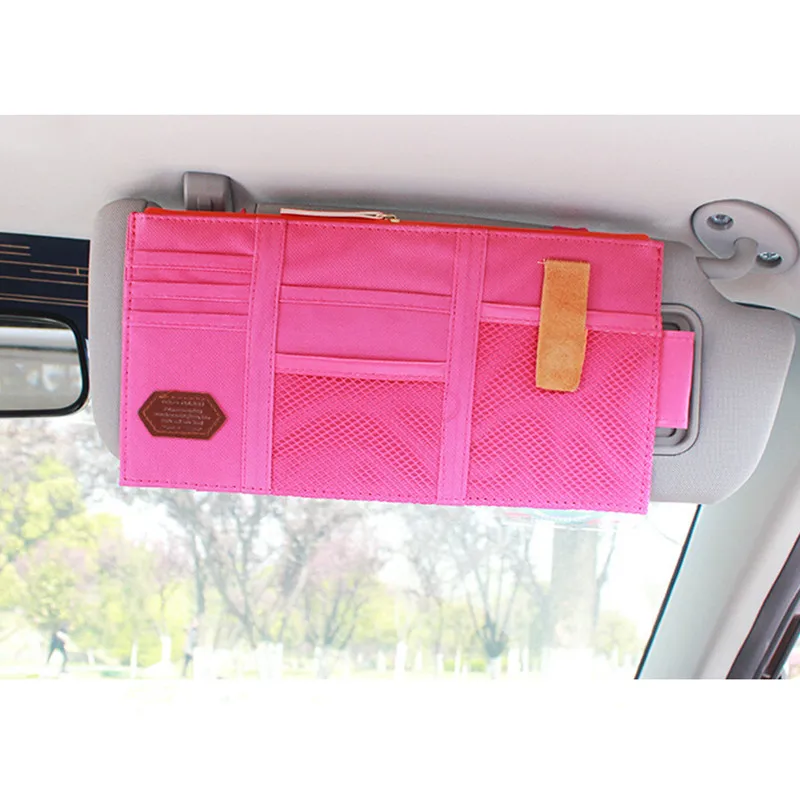 Car Multi-Function Korean Sun Visor Storage Bag Portable Clip Card Mobile Phone car accessories interior | Автомобили и мотоциклы