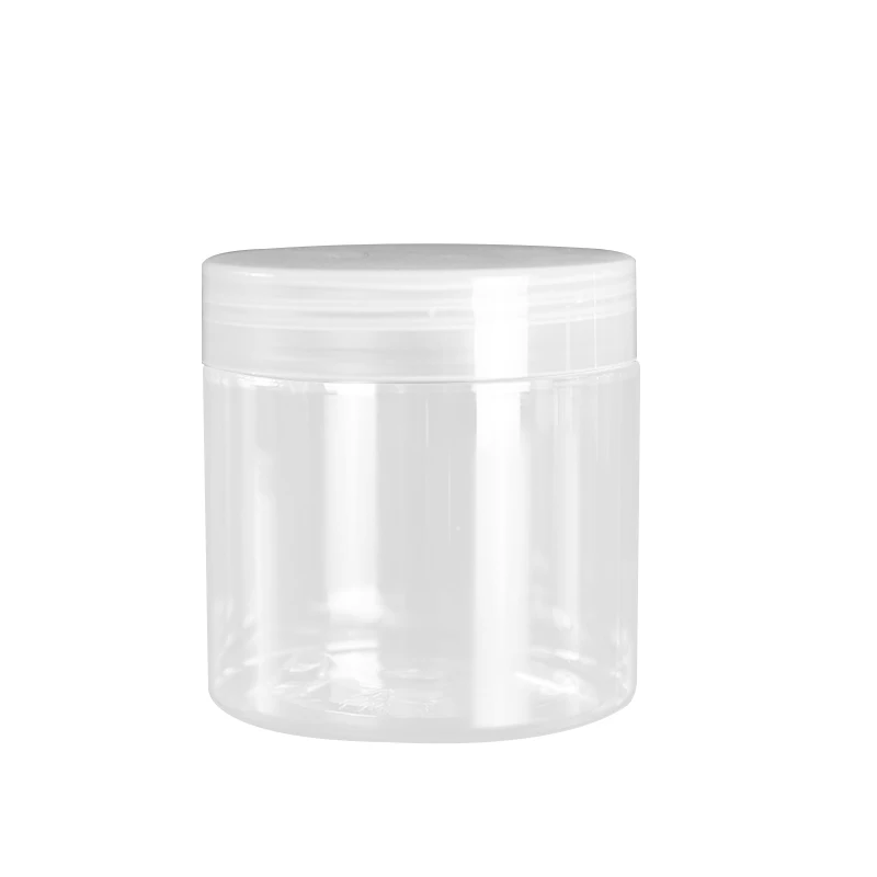Контейнер для крема лица с винтовой крышкой пустая прозрачная коробка хранения