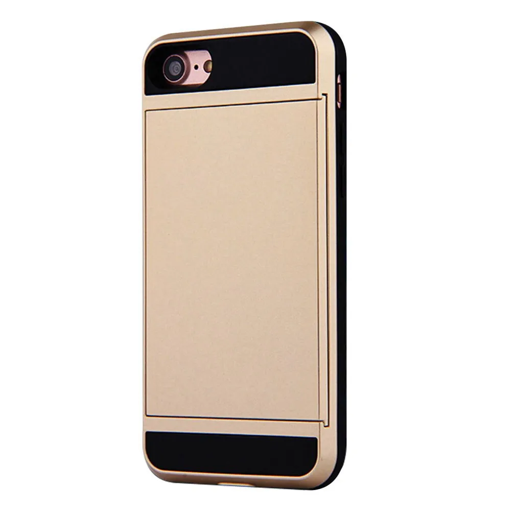 Слот Для карт Черный Противоударный Задняя Крышка для Samsung Galaxy S8 Плюс Чехол Чехлы