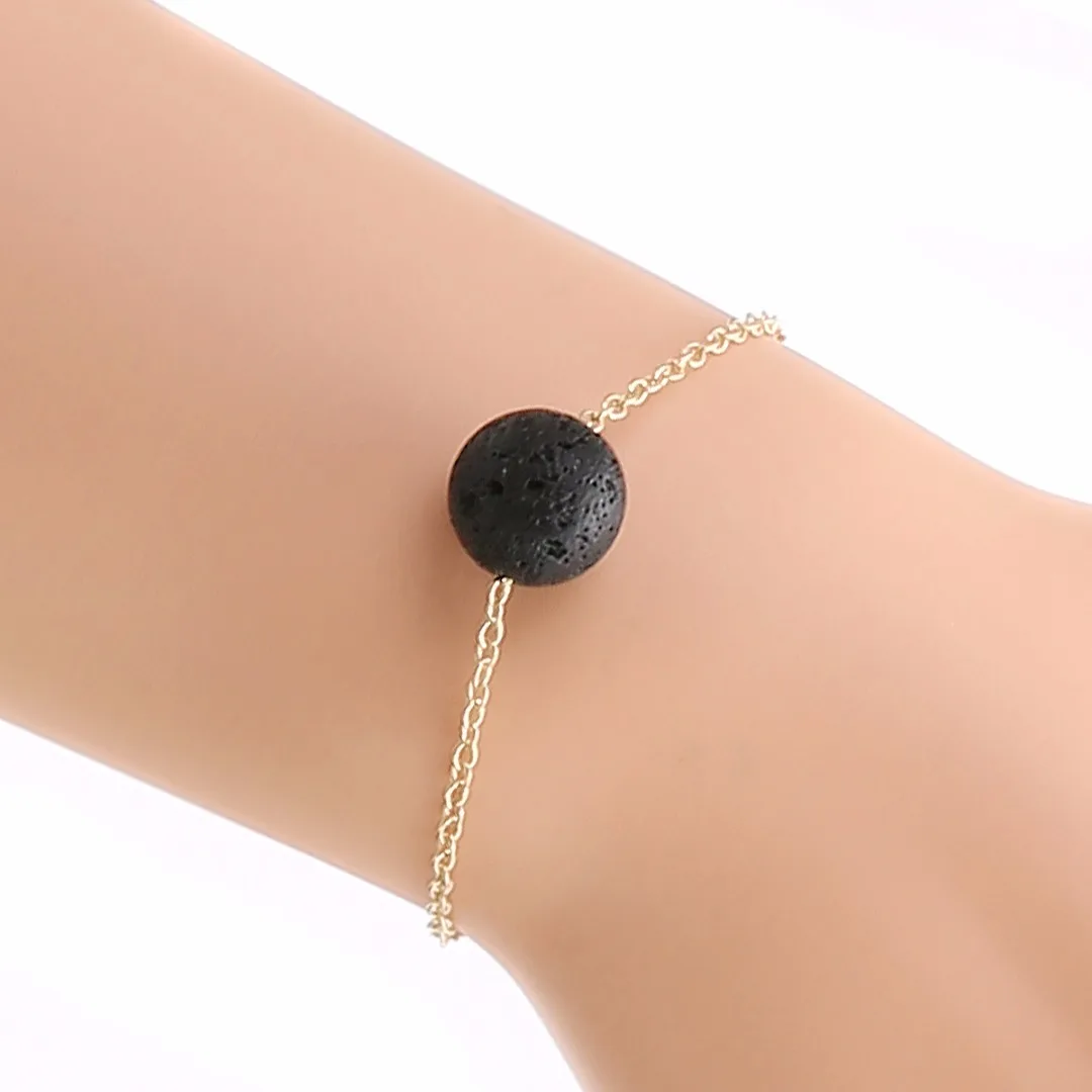 Shellhard диффузор эфирного масла Золотая цепочка браслет для женщин винтажный