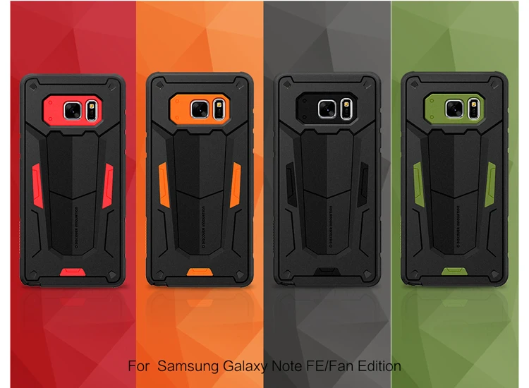 Противоударный чехол для samsung Galaxy Note 7 Note fe(Fan Edition) Nillkin Defender прочная Защита задняя крышка жесткие для телефона оболочка