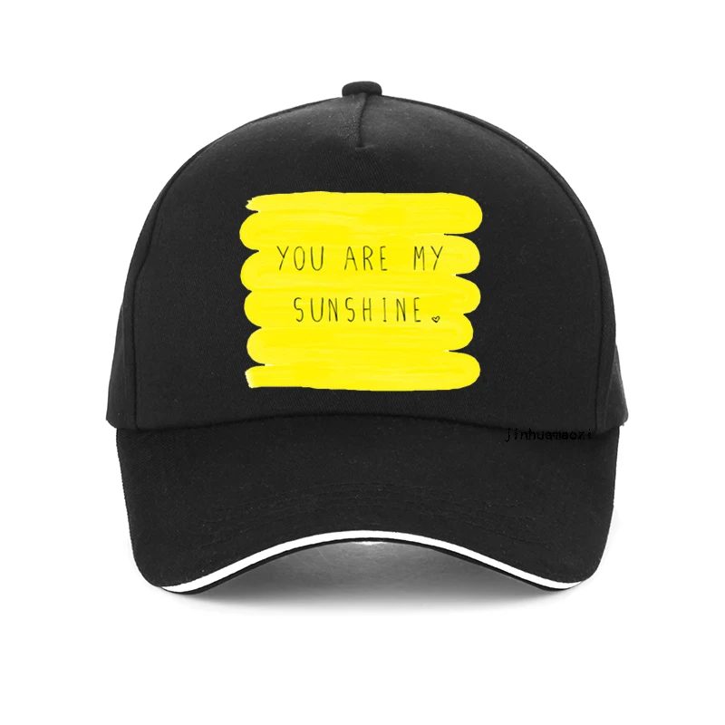 

You Are My Sunshine Summer Print cap men women Fashion 100% Cotton baseball Cap Harajuku Hip Hop snapback hat bone casquette