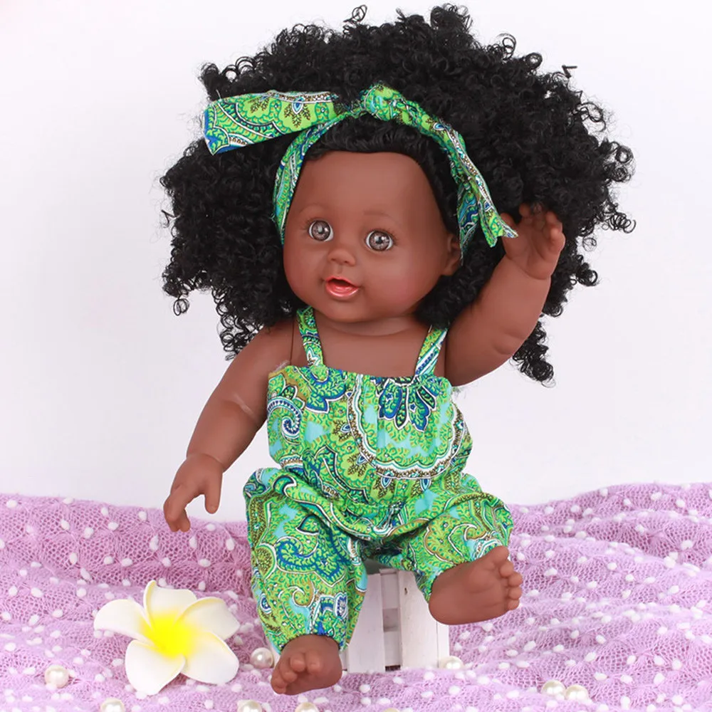 Фото Модные черные куклы для девочек афроамериканские игр реалистичные 12-дюймовые