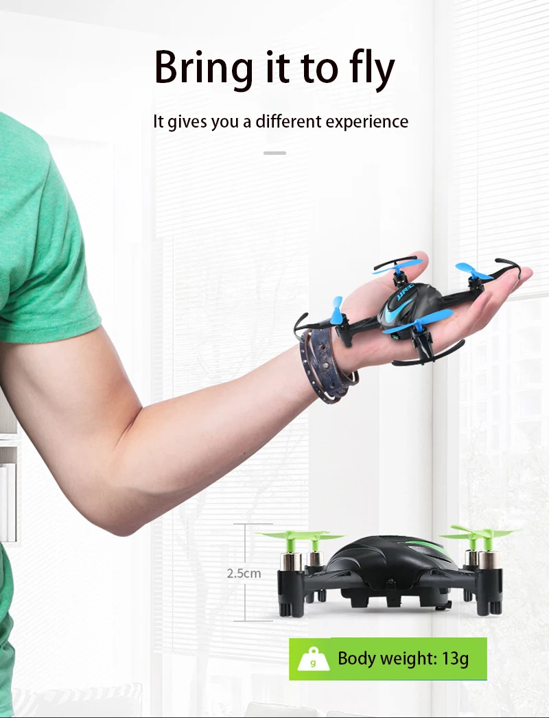 JJRC H48 2,4G 4CH мини БПЛА дистанционного управления без винтовой структуры может модернизировать четырехосевой самолет