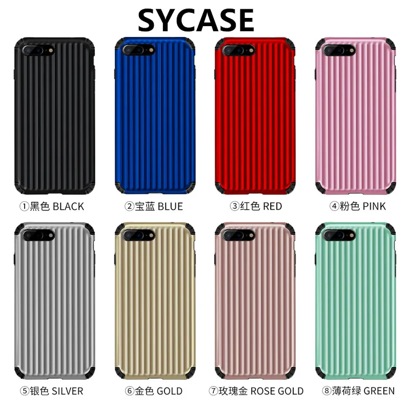 SYCASE новый чемодан класса люкс чехол для iPhone X Xs max Xr xs 6 6s Plus 7 8 plus антидетонационный