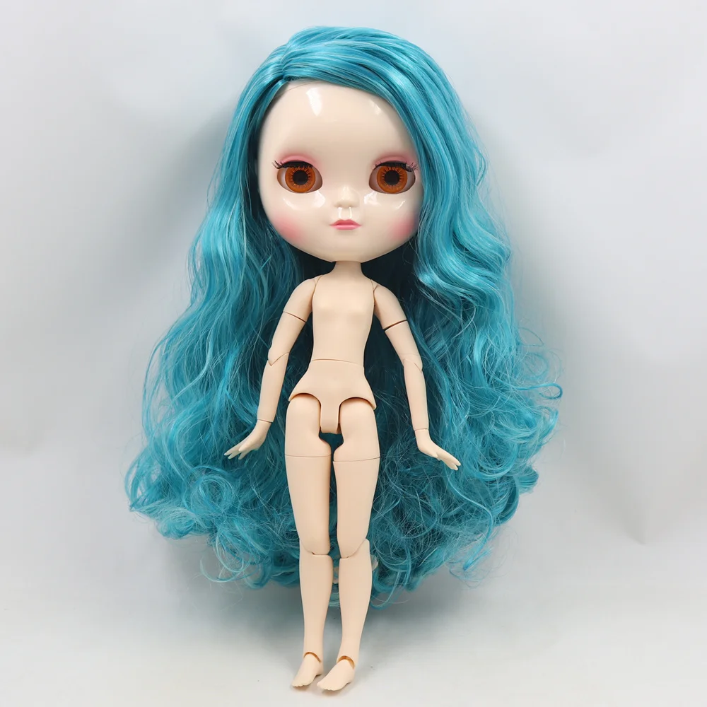 Ice Fortune Days factory azone шарнирное тело 30 см белая кожа синий Смешанные цвета Кудри