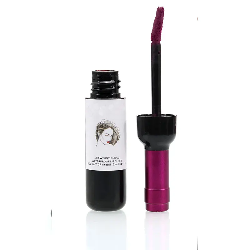 POPFEEl 6 color nude glitter long lasting lipgloss ruby rose gifts for women | Красота и здоровье