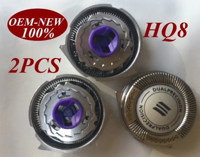 Сменная головка для бритвы HQ8 2 шт. лезвия Norelco Philips HQ7260 HQ7310 HQ7320 HQ7330 HQ7340 HQ7350 HQ7363 HQ7800