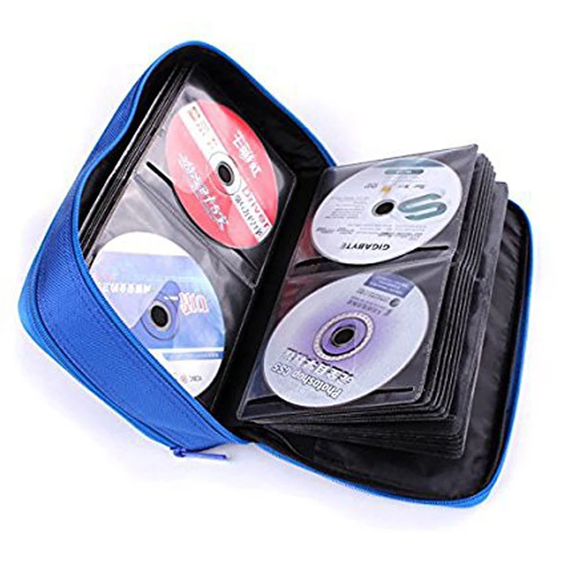 96/64 диск Ёмкость чехол для DVD CD держатель хранения разного рода дисков сумка