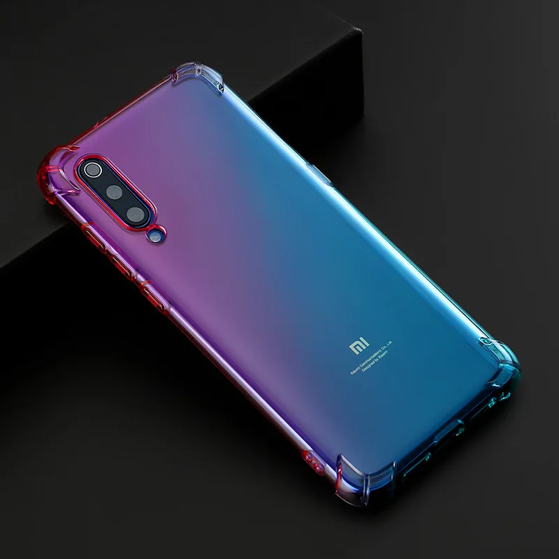 Противоударный прозрачный мягкий силиконовый чехол для Redmi K20 Pro Note 7
