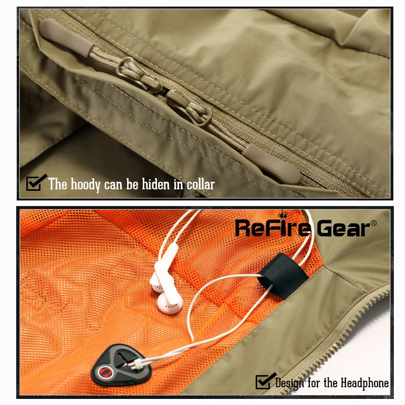 Мужская тактическая куртка ReFire Gear демисезонная мягкая Водонепроницаемая