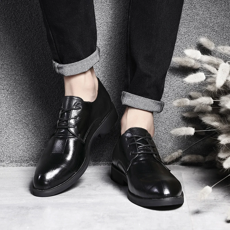 ZUNYU/Новая мужская качественная обувь из лакированной кожи; Zapatos de hombre; Размеры: черная кожаная мягкая мужская обувь; мужские классические оксфорды на плоской подошве