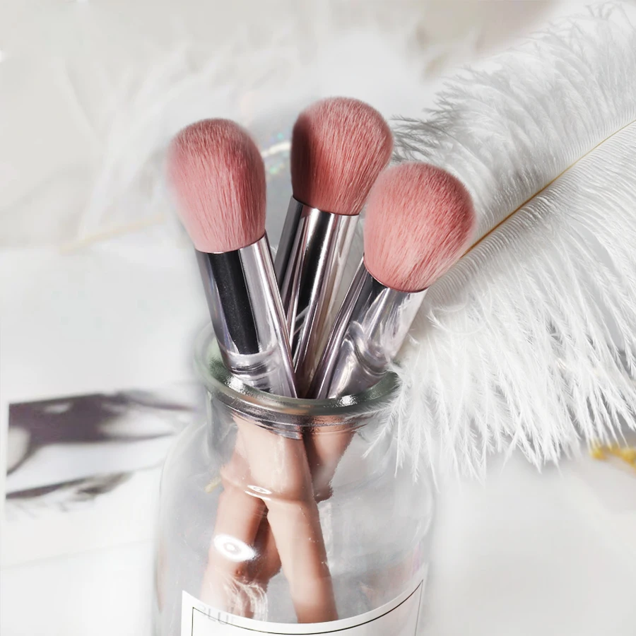 Розовая кисть для теней носа Fenty Style Кисть макияжа среднего размера компактная