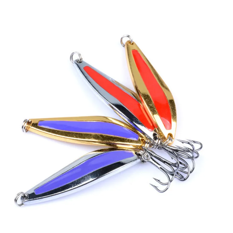 1 шт. Высокое качество Классический 5 г 7 г 10 г металл блестками ложка приманка для рыболовные приманки для окуня Щука море озеро приманки инструмент воблер блесна
