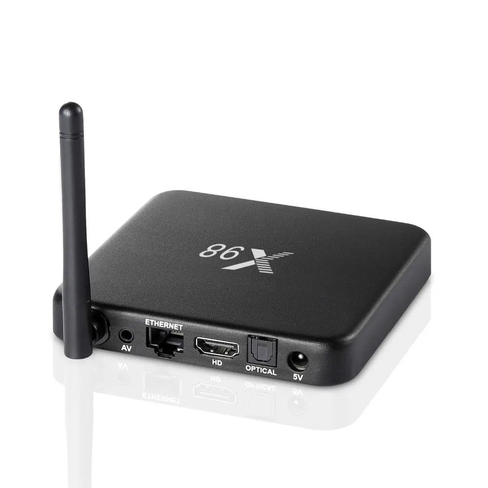 5 шт./лот Hot X98 Smart Tv Box 2 ГБ/16 ГБ Amlogic S905X Android 6 0 Quad Core 4G Wifi 1080p BT4.0 телеприставка PK X96 |