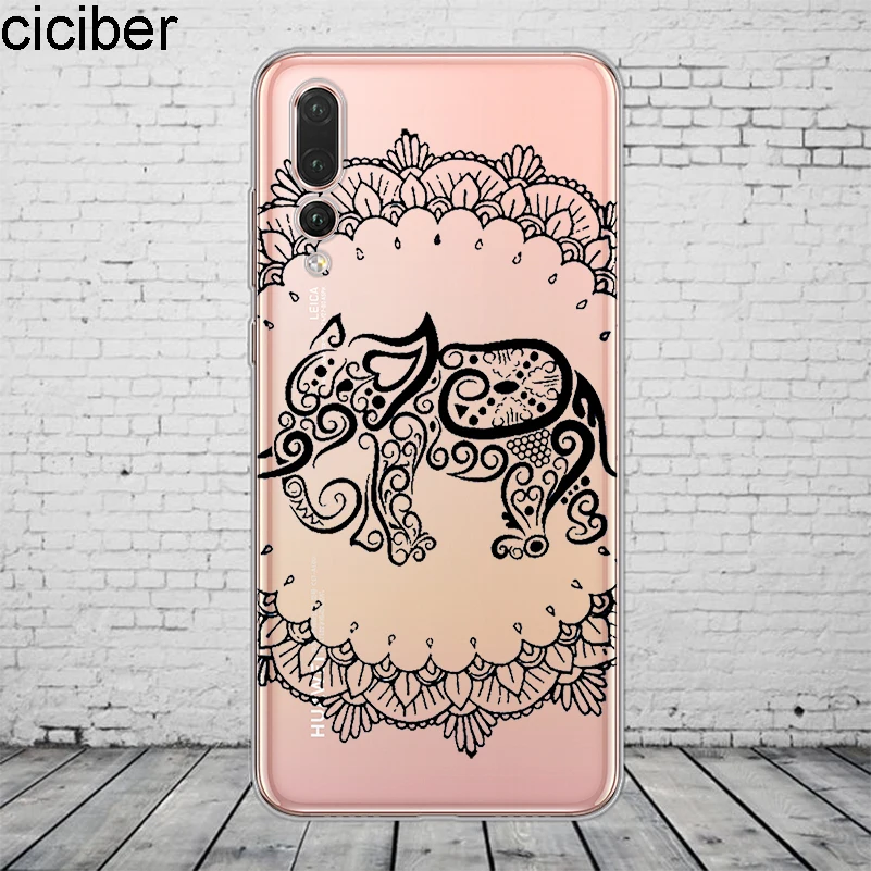 WM04476 Ciciber Тотем Одуванчик чехол со слоном для huawei P30 P20 P10 P9 P8 Lite Pro Plus P smart мягкий чехол для телефона TPU оболочка - Цвет: WM04476