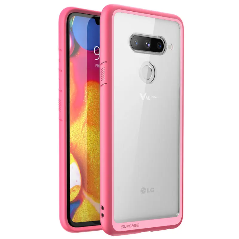 For LG V40 ThinQ Case SUPCASE UB Style Premium Hybrid Protective TPU Bumper+ Clear Back Cover Case For LG V40 Caso