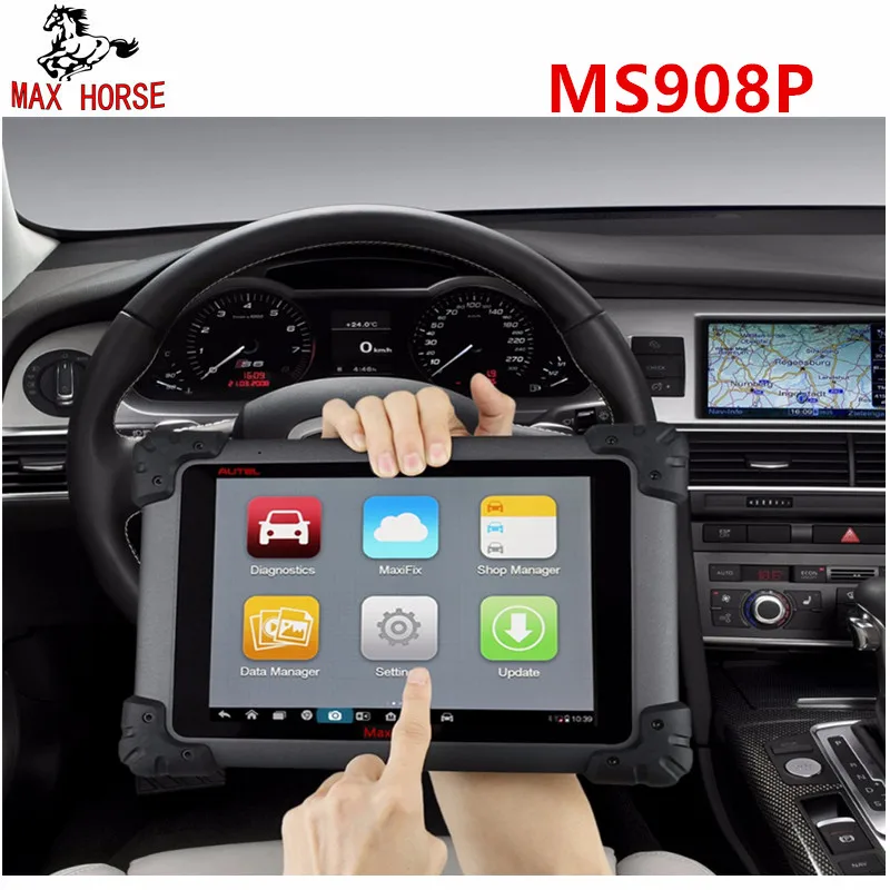 Лидер продаж autel MaxiSys Pro MS908P ЭБУ программный сканер с J2534 MS908 P OBDII/2 инструмент