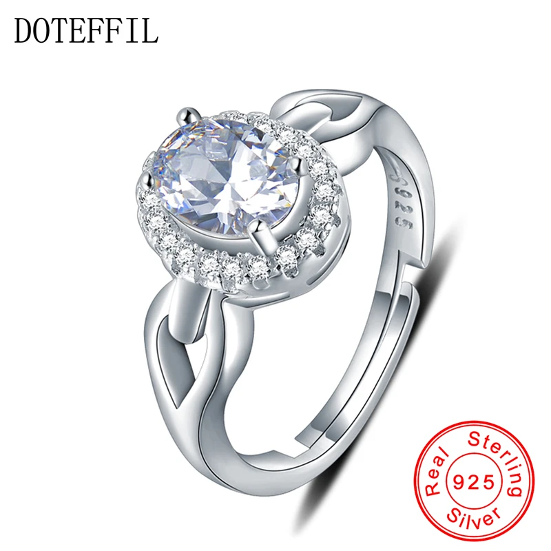 Женское кольцо из серебра 925 пробы с фианитом 5 карат|wedding band ring|band ringrings for women |
