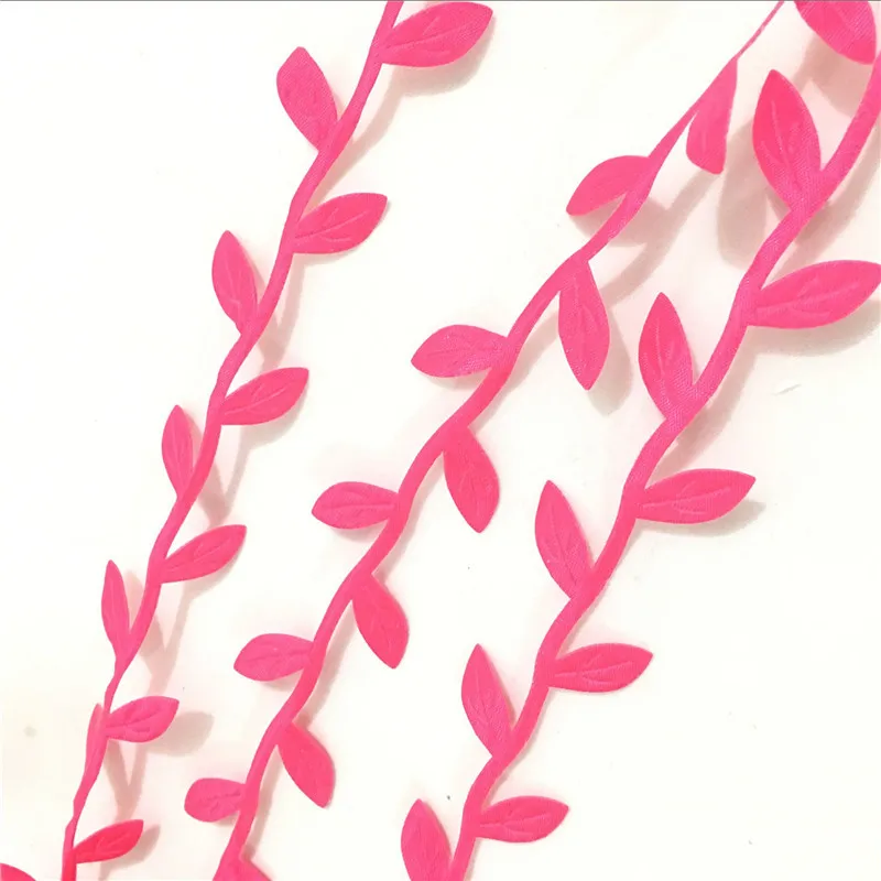 10 метров ярко розовый лист Отделка ленты кружева для украшения ремесла (N.B. это