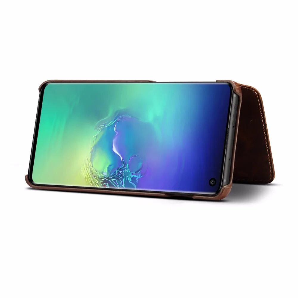 Роскошный брендовый чехол Timecat из натуральной кожи для samsung galaxy s10 plus, откидная крышка s10+ s10e, сумка для телефона с отделением для карт и бумажником