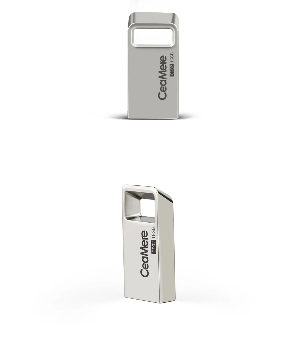Ceamere CD02 USB флеш-накопитель 8 ГБ/16 ГБ/32 ГБ/64 Гб мини-накопитель металлический флеш-накопитель 2,0 флеш-накопитель карта памяти USB диск 64 Гб USB