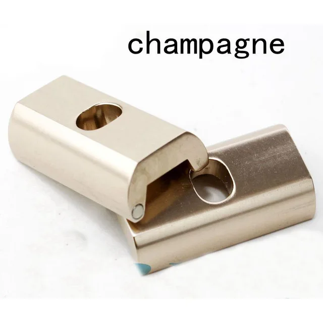 C champagne 1 пара Aceoffix петля зажим пластина с магнитом+ Петля зажимной рычаг для велосипеда Brompton магнит c пряжкой 31 г - Цвет: C champagne