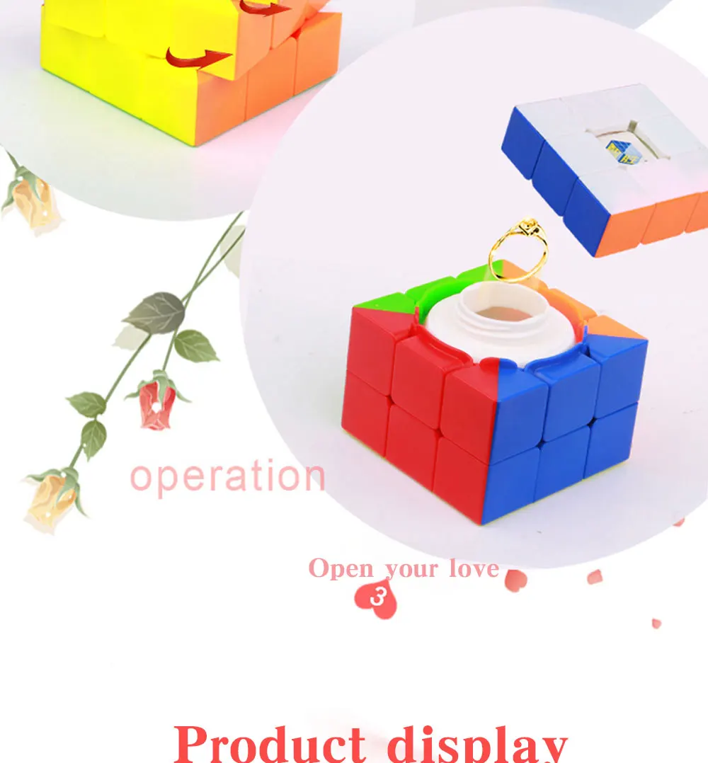 Yuxin 3x3x3 магические кубики Коробка С Сокровищами скоростной куб Neo Cubo Magico головоломка куб профессиональный развивающий подарок игрушки для детей