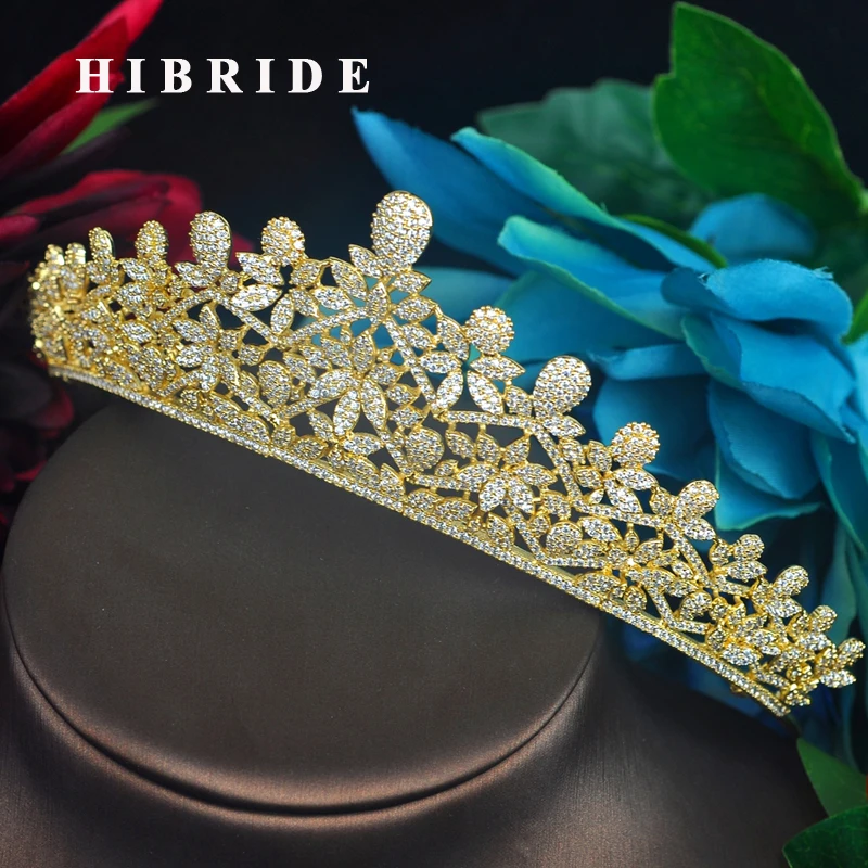 Cz Pave Tiaras Hair Accessories Jewelry Hair Bands C-101