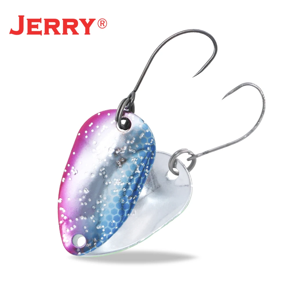 Jerry Gemini Pesca рыболовной сети 2g 3 5g 4 5 г несколько цветов Micro рыболовные ложки форель