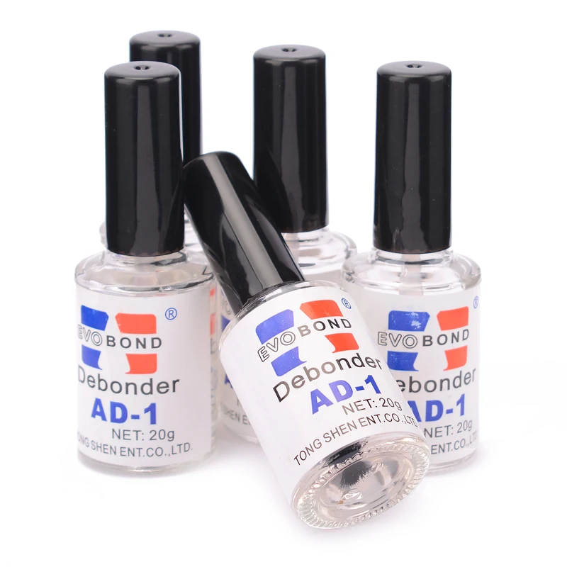 20 шт 10 мл накладные ресницы клей жидкость для снятия разрыхлитель наращивания