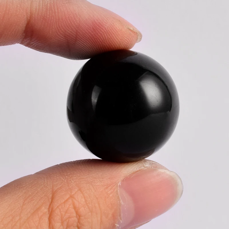 Natural obsidian stones and crystals balls 25mm Minerals Quartz Sphere Figurines Ball Gifts home decor accessory | Дом и сад