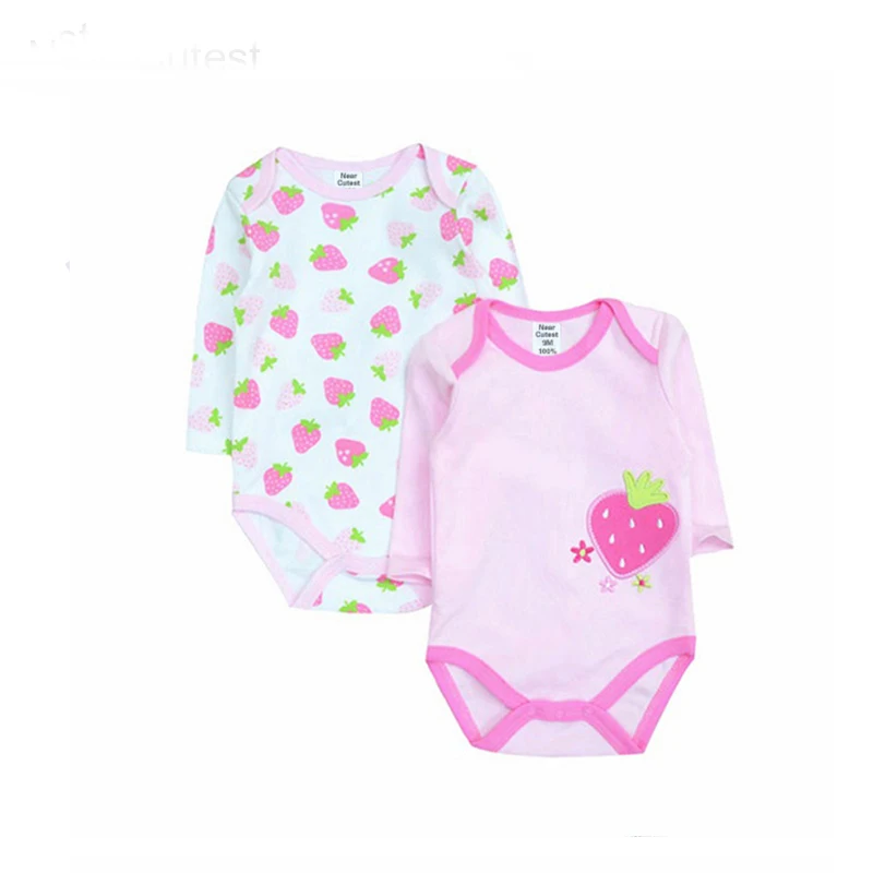 Новинка 2017 года Симпатичные Детские Боди весенние хлопковые боди с длинными