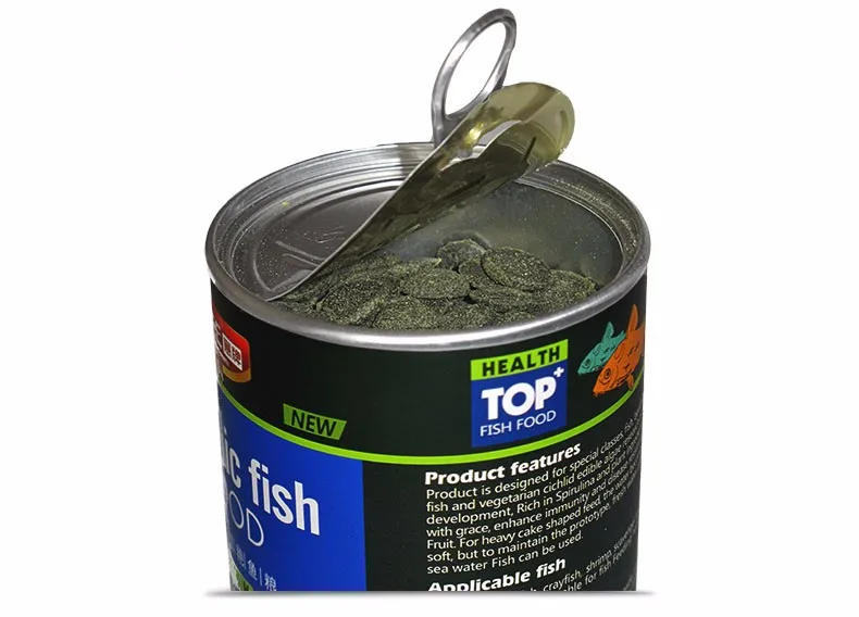 500ml Pleco Multi Wafers Suckermouth catfish Benthic fish small bottom fish food canister feeder aquarium